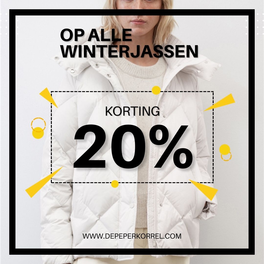 Alle winterjassen 20% geplaatst door Peperkorrel